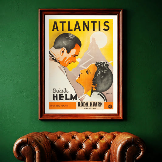 Illustration einer Festung auf einem Berg unter einer hellen Sonne im Stil der 1930er Jahre.