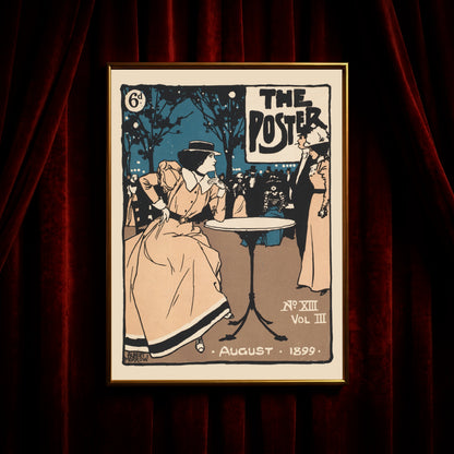 The Poster Magazincover von Albert Morrow mit Jugendstil-naher Szene und markanter Schriftfläche.
