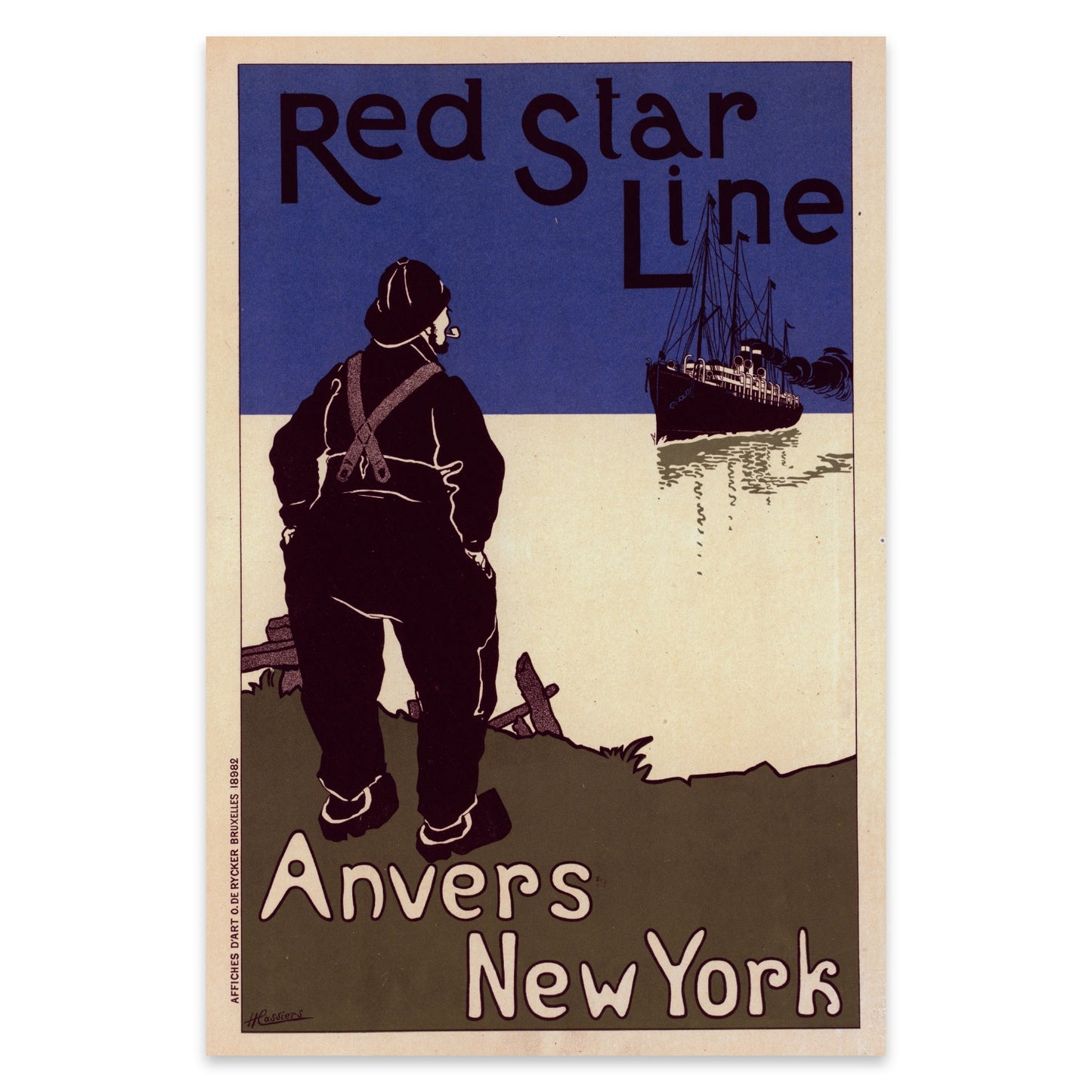 Red_Star_Line_1900_Henri_Cassiers_poster