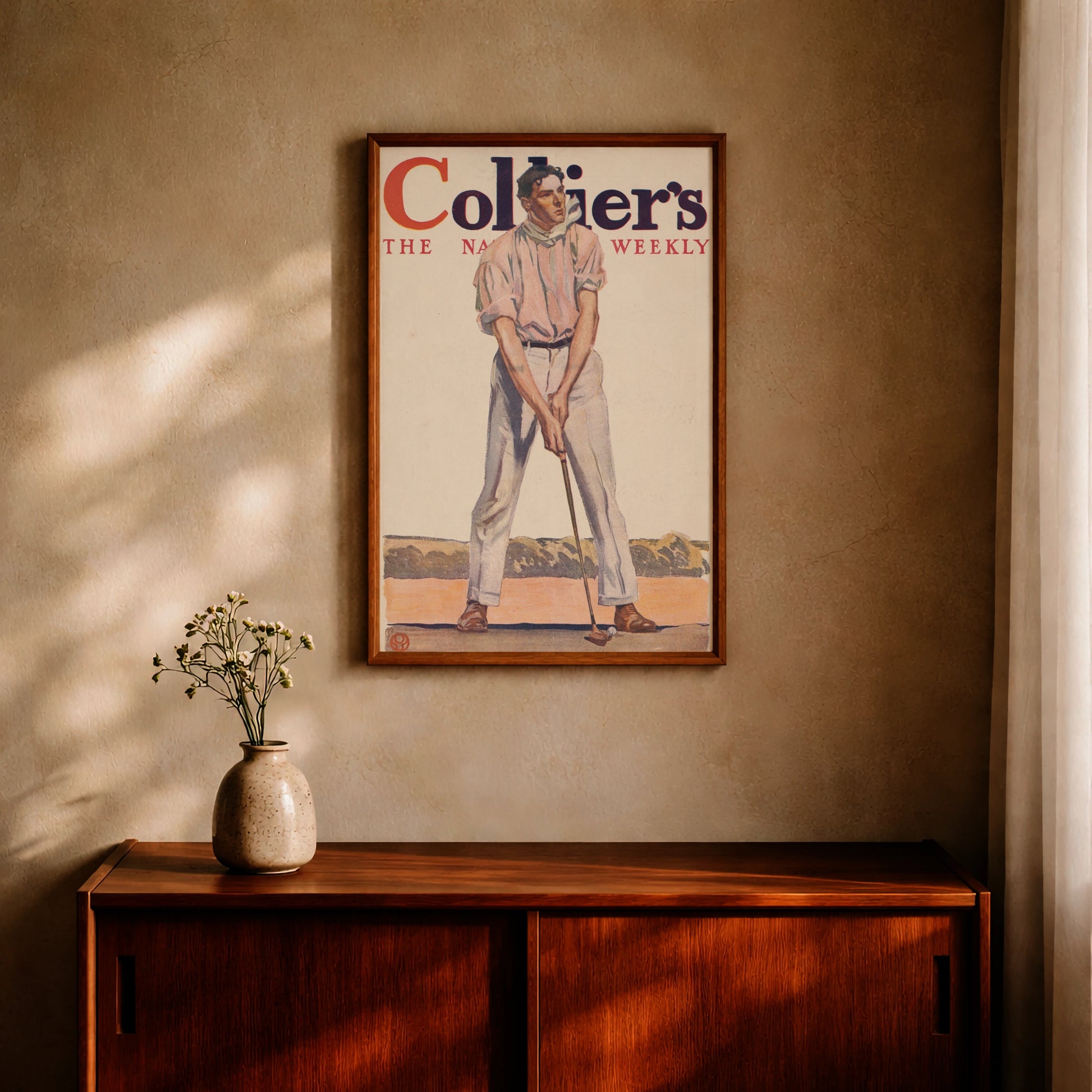 Frühes amerikanisches Posterdesign von Edward Penfield im Art-Nouveau-Einfluss.