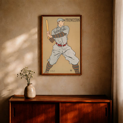 Historisches amerikanisches Werbeplakat für Princeton Sportveranstaltungen.