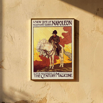 Historisches Plakat von 1898 für The Century Magazine mit Napoléon.