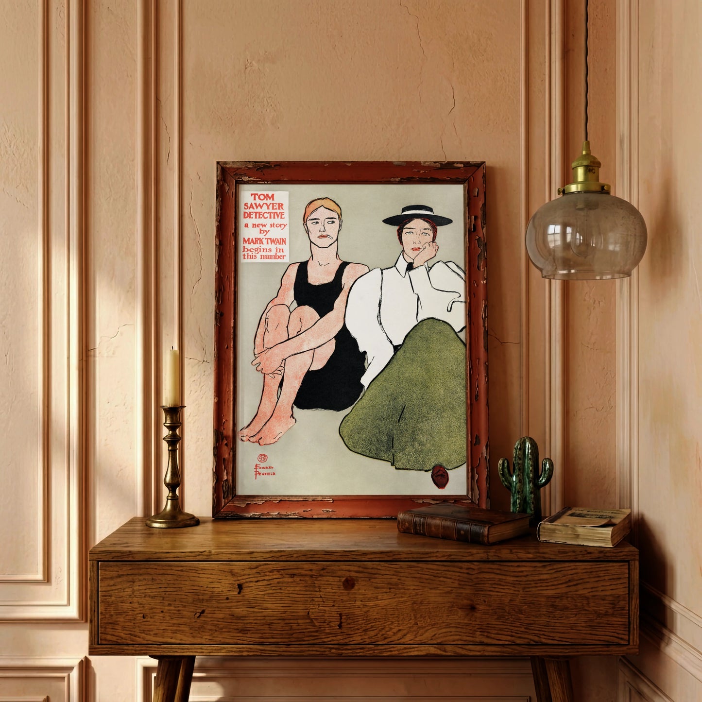 Grafisches Plakatdesign von Edward Penfield im flächigen Illustrationsstil.