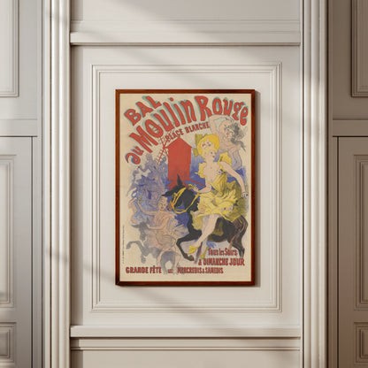 Jules Chéret Illustration einer feiernden Gesellschaft im Paris der Belle Époque.