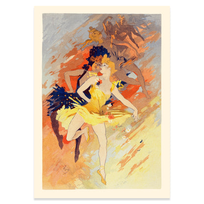 Klassisches französisches Plakat La Danse für stilvolle Raumgestaltung.