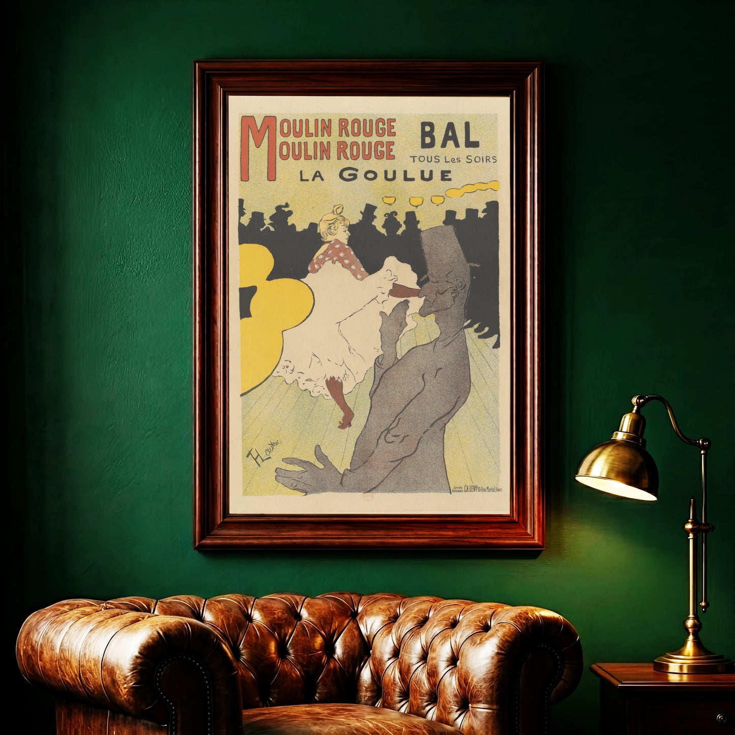 Französisches Art Nouveau Poster von Henri de Toulouse-Lautrec.