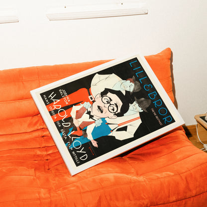 Illustriertes schwedisches Filmplakat für Harold Lloyds The Kid Brother von 1927.