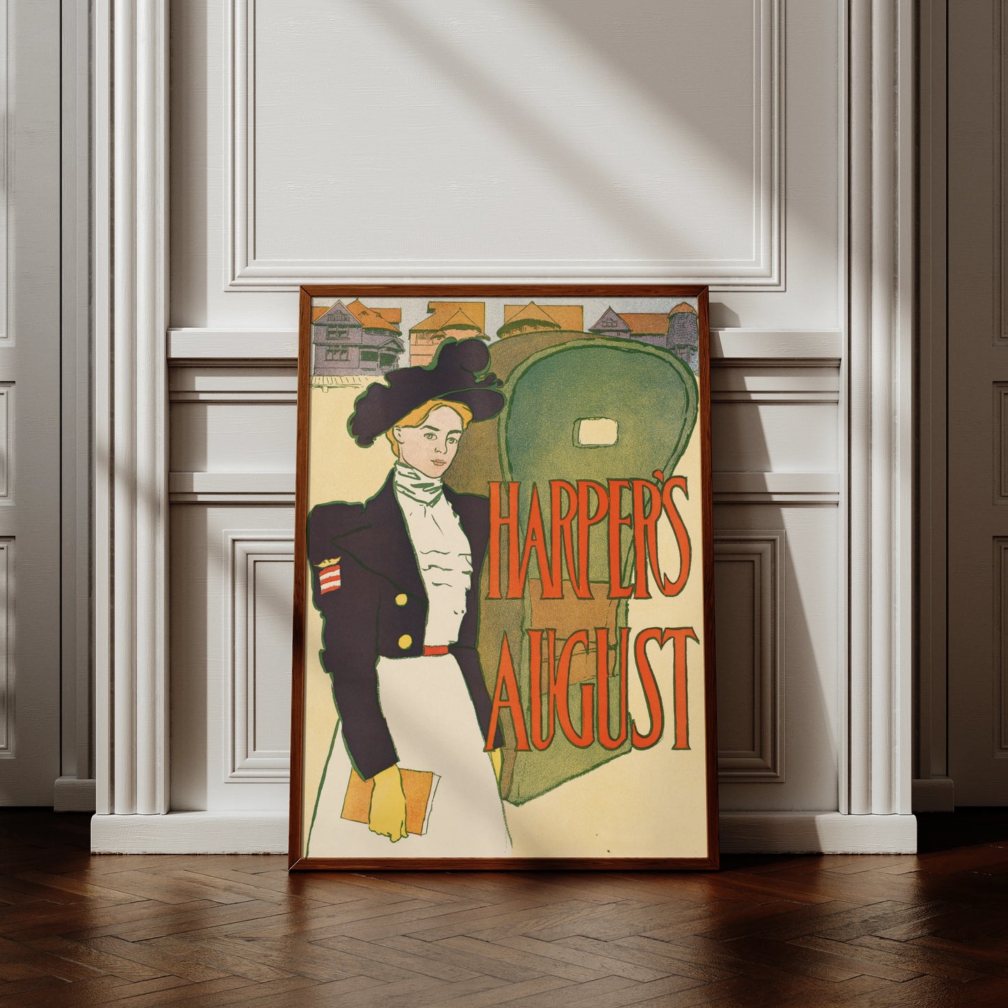 Harpers August Vintage Poster von Edward Penfield aus dem Jahr 1897.
