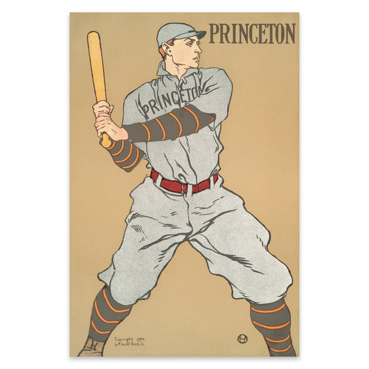 Klassische Sport-Illustration von Edward Penfield im Art Nouveau Stil.