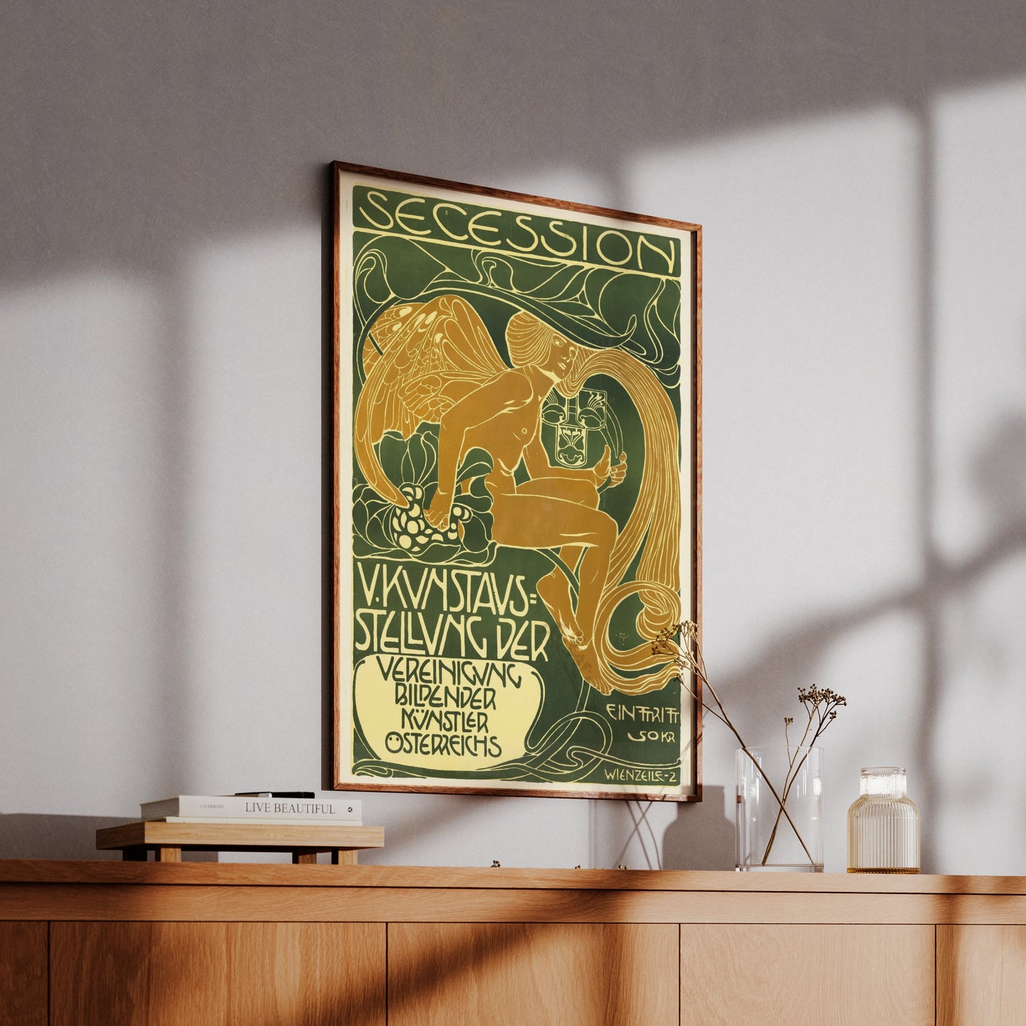Werbeplakat der Vereinigung Bildender Künstler Österreichs Wiener Secession von 1899.