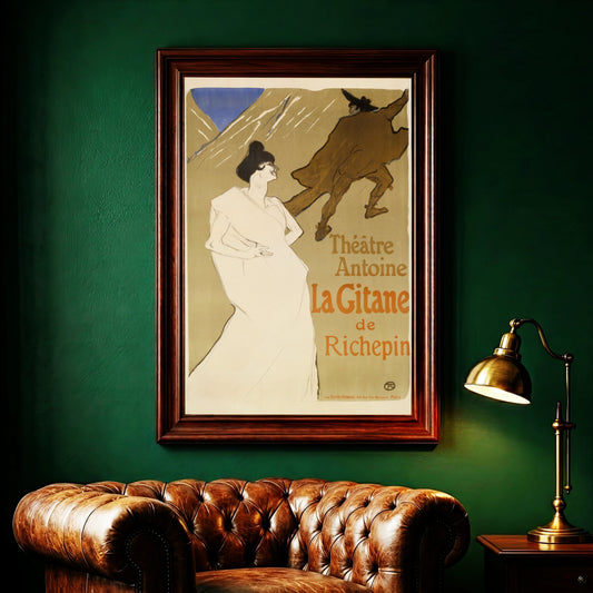 Werbeplakat für das Théâtre Antoine in Paris entworfen von Toulouse-Lautrec.