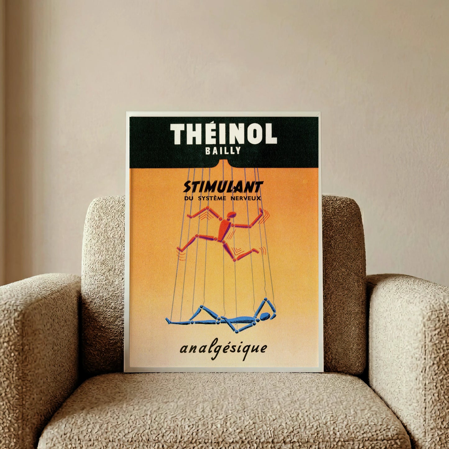 Französisches Apotheken-Plakat Modernistischer Stil Laboratoires Bailly