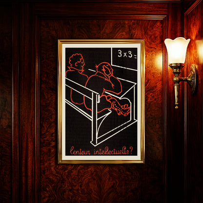 Werbeplakat der Laboratoires biologiques de l'Ile-de-France für Iodocalcium.