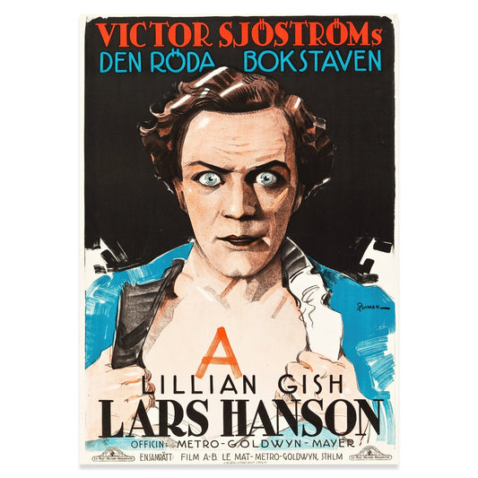 Klassisches schwedisches Grafikdesign von Eric Rohman für MGM aus dem Jahr 1926.