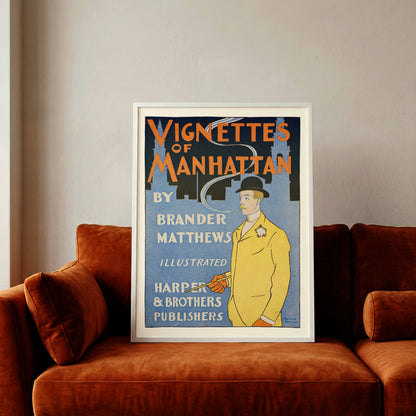 Vintage Werbeplakat für Harper & Brothers Publishers gestaltet von Edward Penfield.