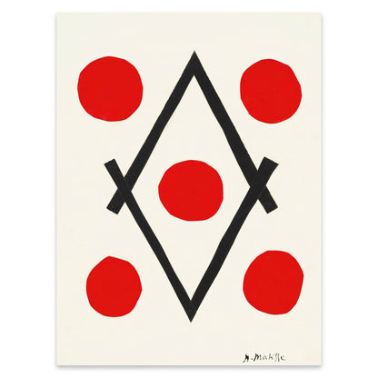 Hochwertige Reproduktion des Werkes Losange von Henri Matisse.