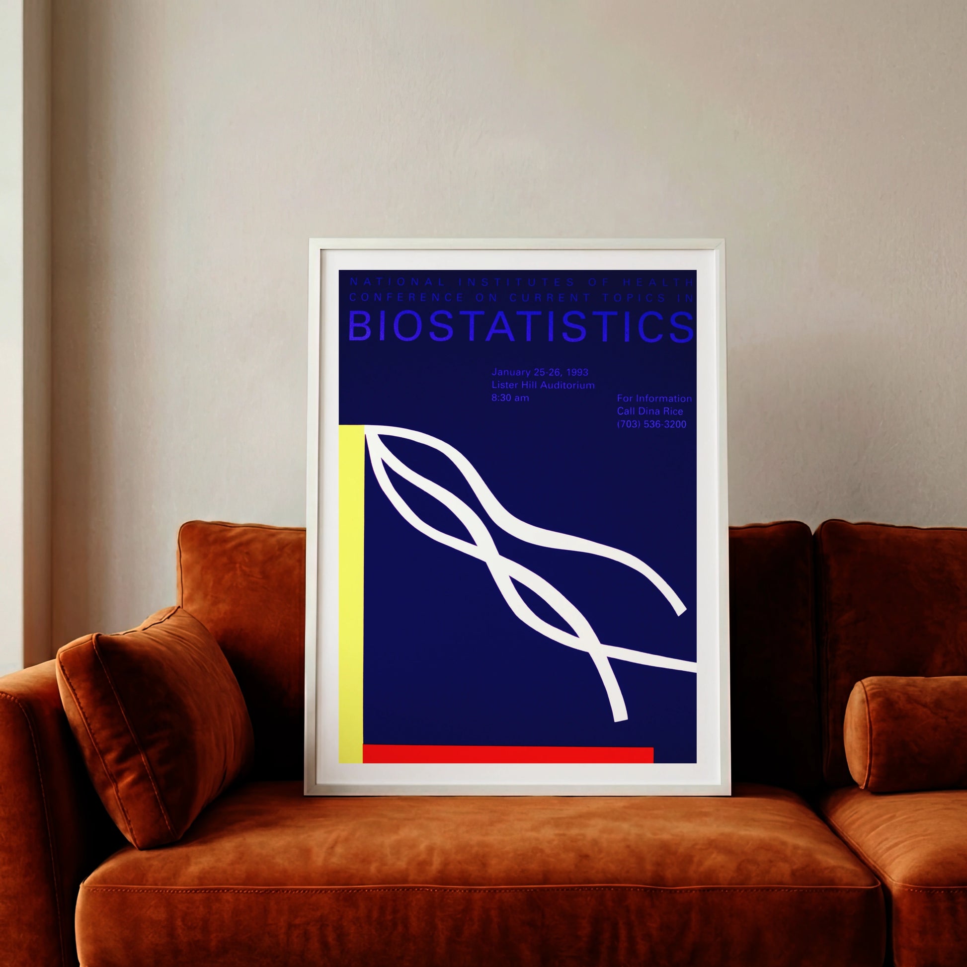 Poster der National Institutes of Health Conference on Current Topics in Biostatistics Januar 1993.