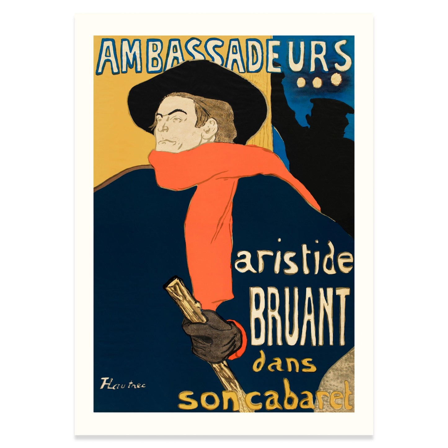 Klassische französische Plakatkunst von Toulouse-Lautrec als hochwertiger Wandkunst-Druck.