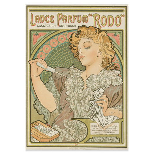 Kunstdruck eines Pariser Vintage-Posters aus der Belle Époque.