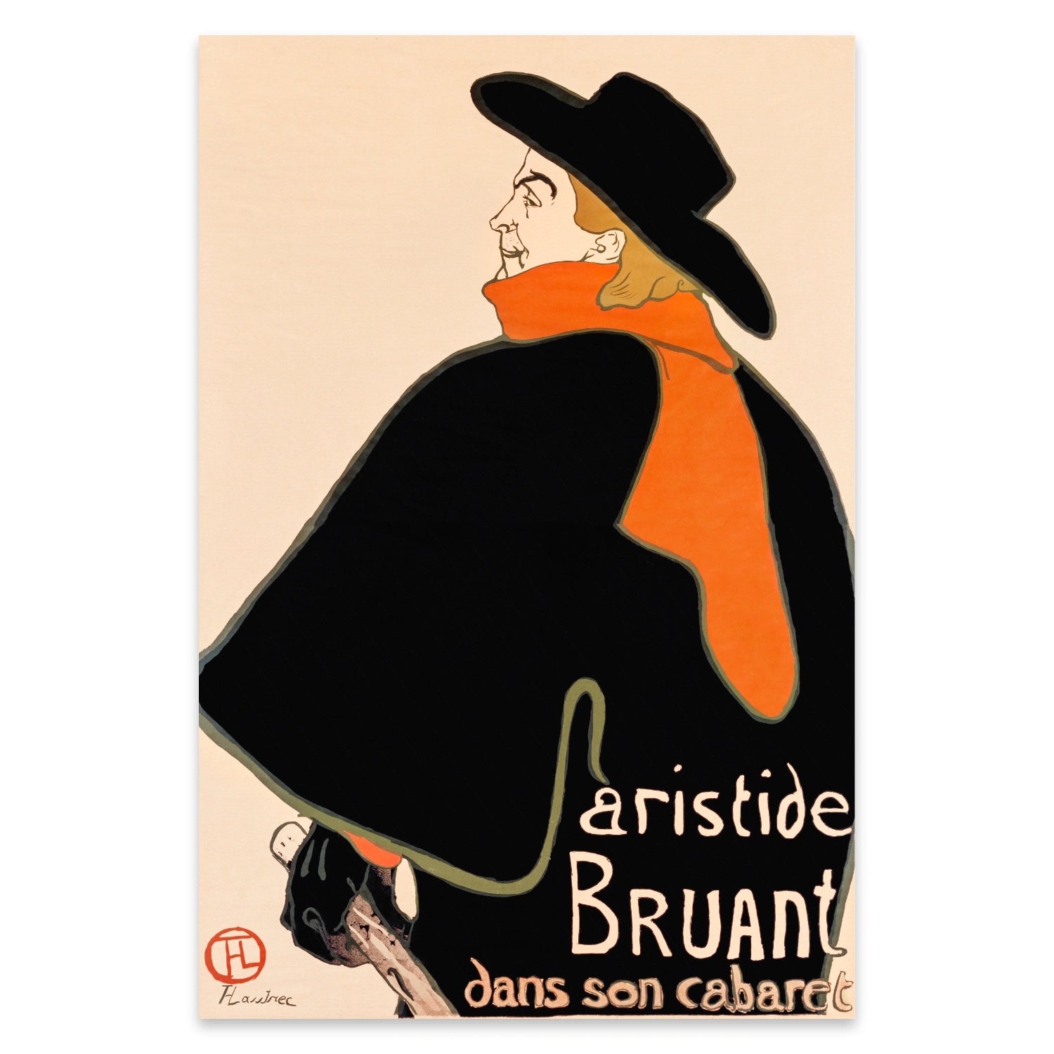 Klassische französische Plakatkunst des 19. Jahrhunderts von Henri de Toulouse-Lautrec.