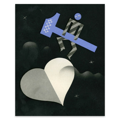 Klassisches französisches Plakatdesign der 1930er Jahre von Michel Bouchaud.