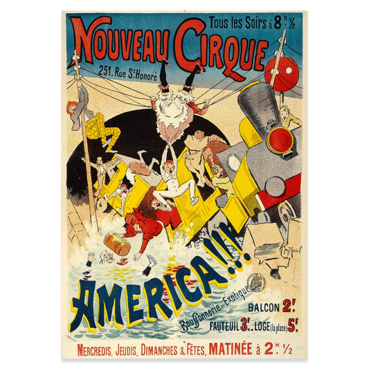 Klassisches französisches Plakatkunstwerk des 19. Jahrhunderts von Georges Meunier