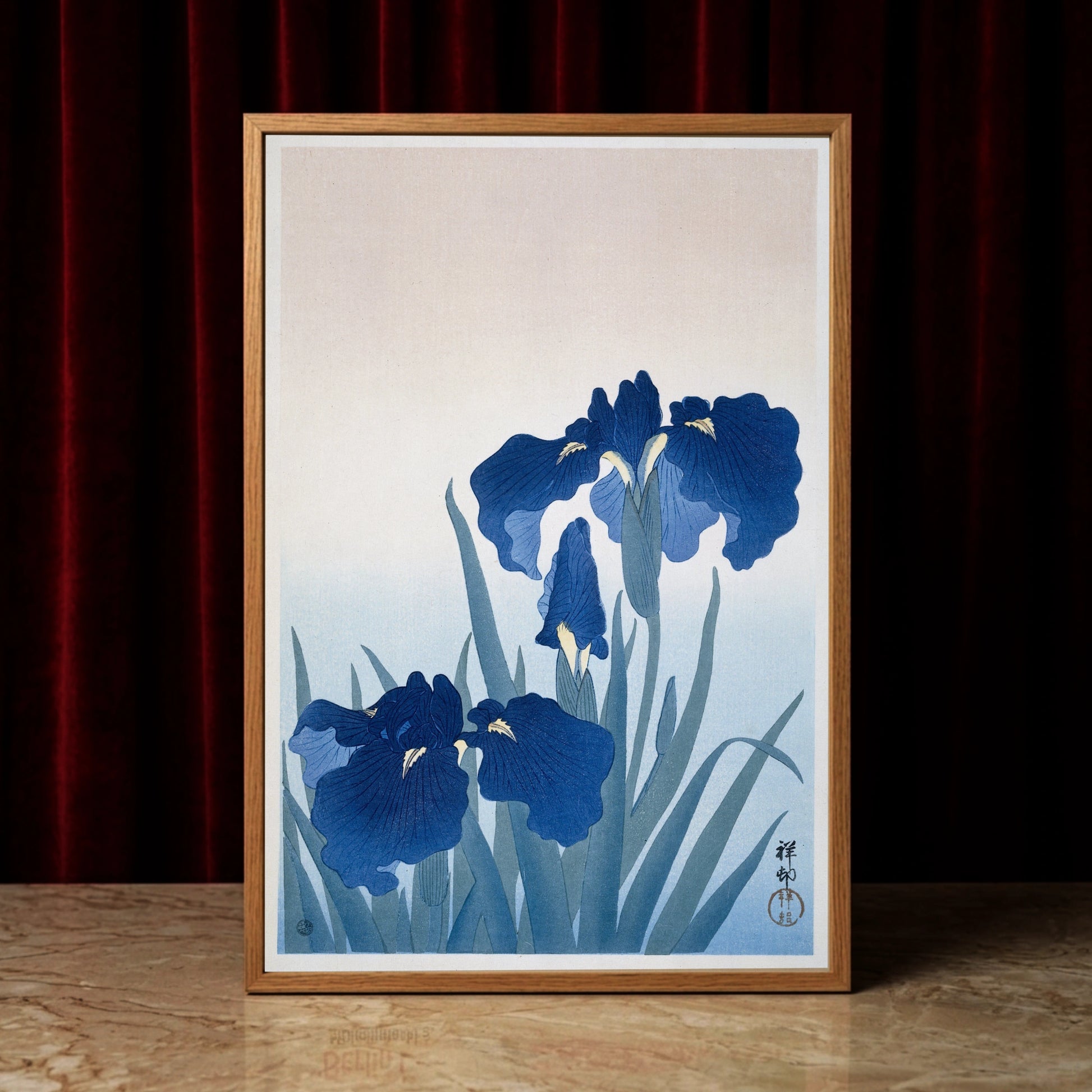 Japanische Naturdarstellung Blumen Kunstdruck Ohara Koson