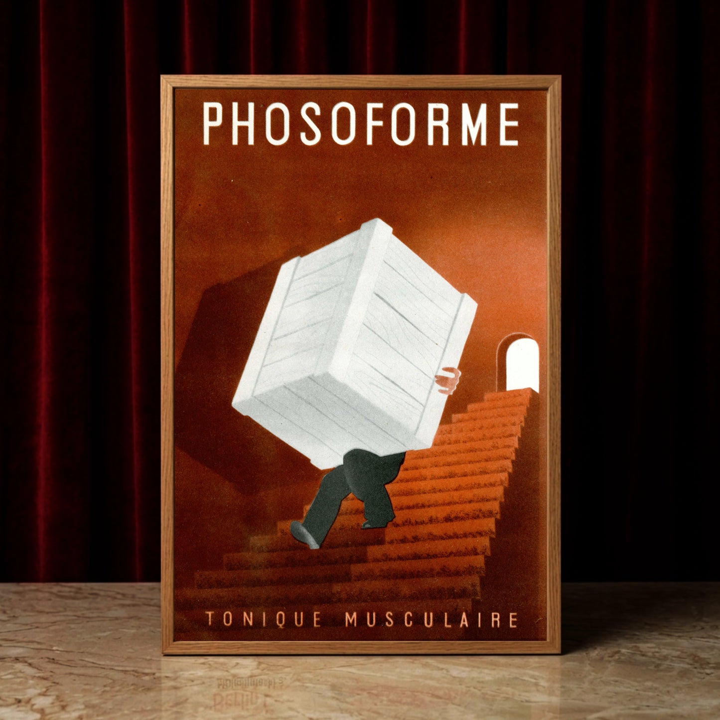 Französisches Grafikdesign der Laboratoires Drouet und Plet im Vintage Stil.