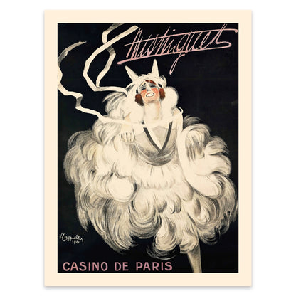 Klassisches französisches Retro-Poster von 1920 mit Fokus auf Kostümdesign und Mimik.