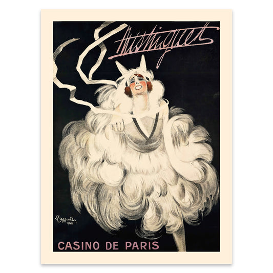 Klassisches französisches Retro-Poster von 1920 mit Fokus auf Kostümdesign und Mimik.