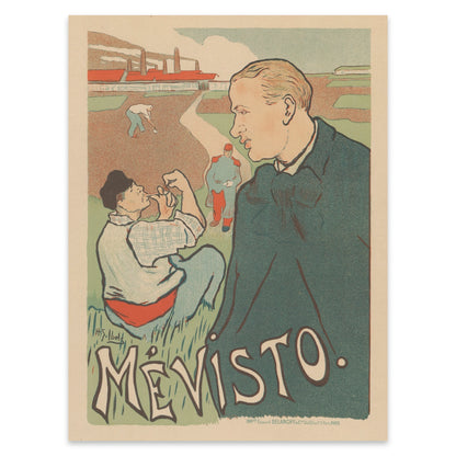 Französische Plakatkunst des 19. Jahrhunderts von Henri-Gabriel Ibels.