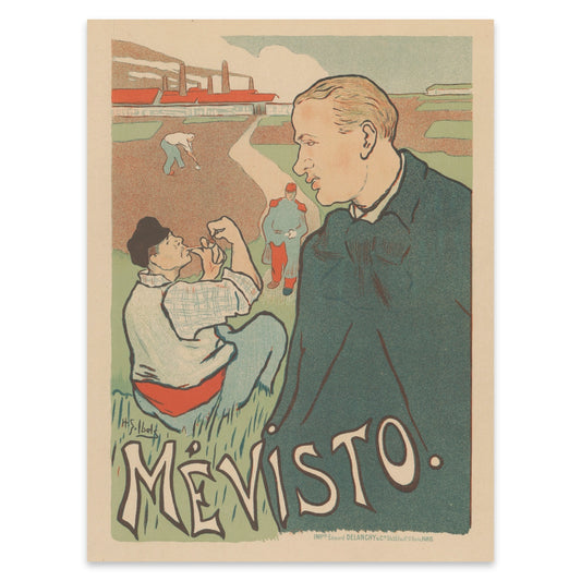 Französische Plakatkunst des 19. Jahrhunderts von Henri-Gabriel Ibels.