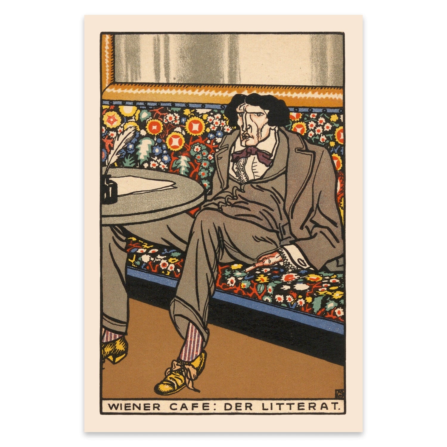 Wiener Werkstätte Stil Kunstdruck Moriz Jung.