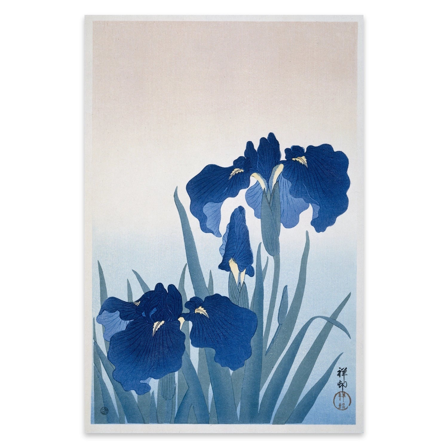 Minimalistisches florale Japan-Poster von 1925