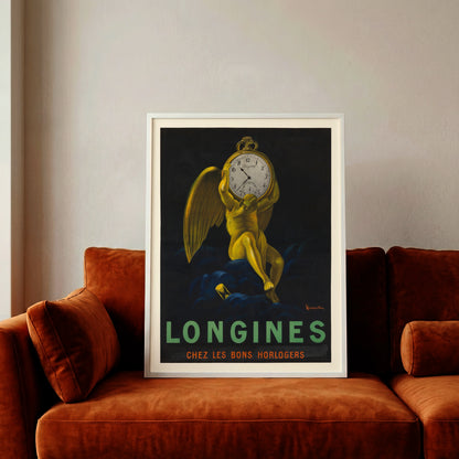 Leonetto Cappiello Longines Poster Kunstdruck auf mattem Papier.