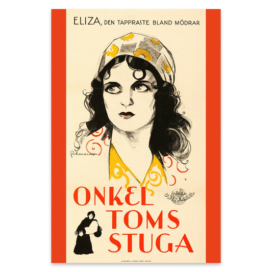 Klassische Filmkunst von 1928 zeigt Eliza als die tapferste der Mütter auf einem Kunstdruck.